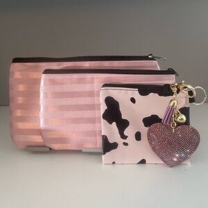 NWOT Bundle of Bags and Bag Charm
